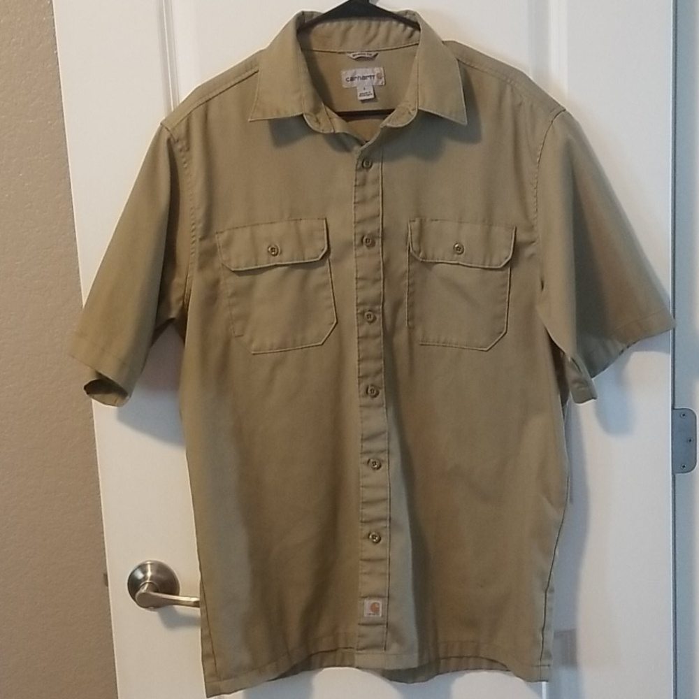 Carhartt buttom down Large